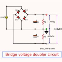 Voltage Doubler Circuit Schematic